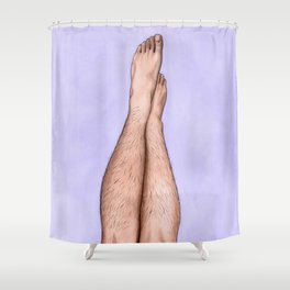 I Love My Legs Shower Curtain