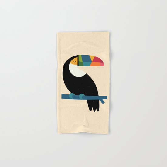 Rainbow Toucan Hand & Bath Towel
