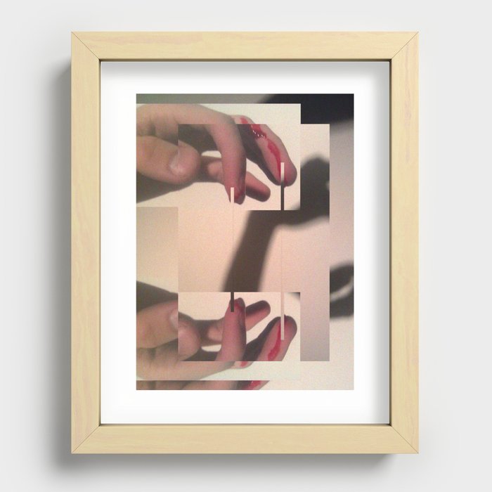 "Bleedin' Fingers" Recessed Framed Print