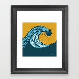 wave 2021 Framed Art Print
