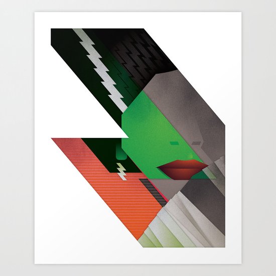 The Bride of Frankenstein Art Print