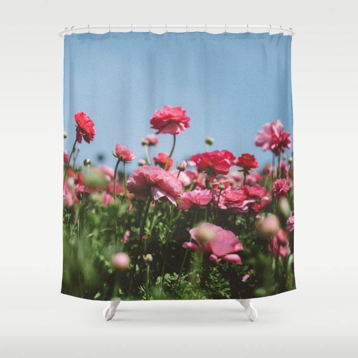 flower field Shower Curtain