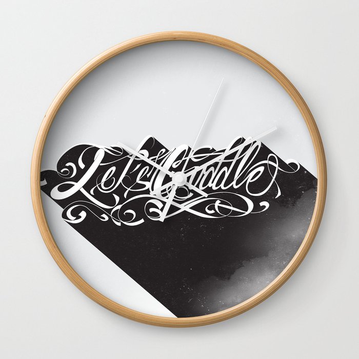 Lets Cuddle Wall Clock