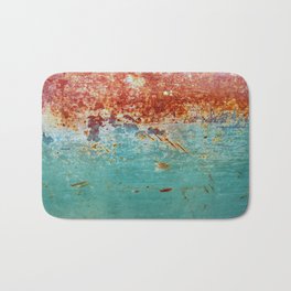 Teal Rust Bath Mat