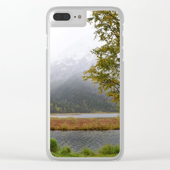 Season's First Snow II Clear iPhone Case