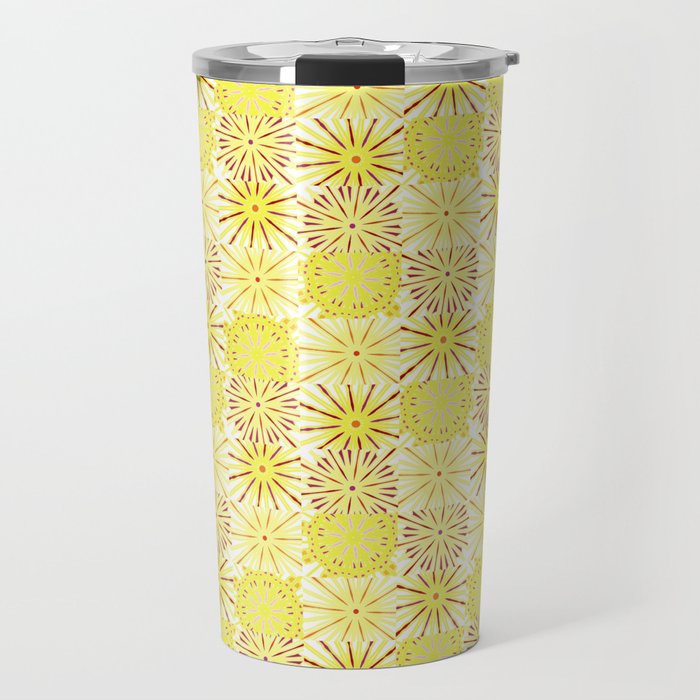 A starburst of sunflowers Travel Mug
