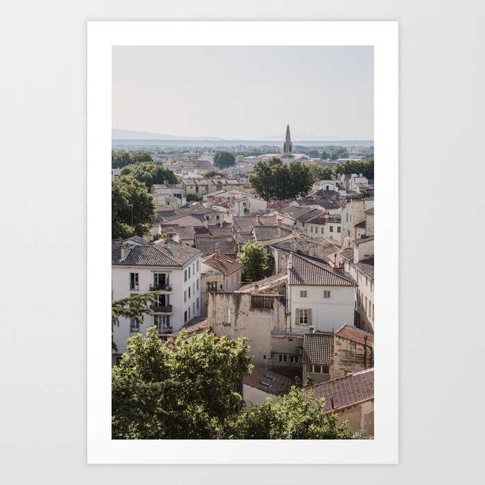 City View Avignon France | Travel Photography Art Print