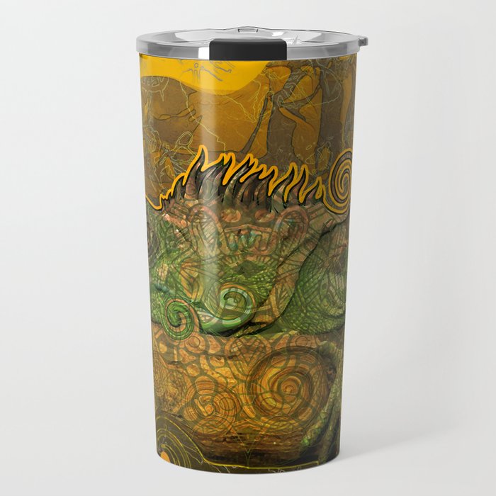 Just Chilling and Dreaming...(Lizard) Travel Mug