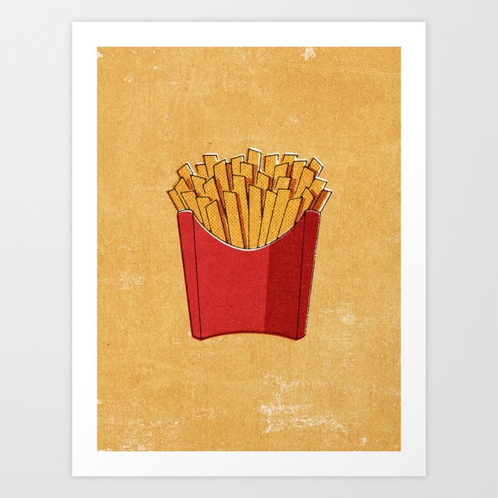 FAST FOOD / Fries Art Print