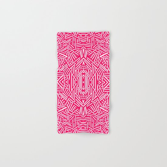 Radiate (Coral) Hand & Bath Towel