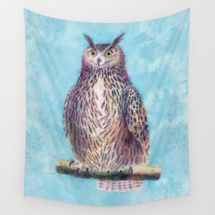 Mr. Owl Wall Tapestry