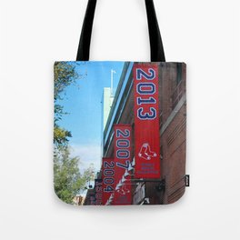 Red Sox - 2013 World Series Champions!  Fenway Park Tote Bag