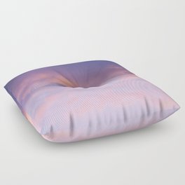 Sunset clouds Floor Pillow