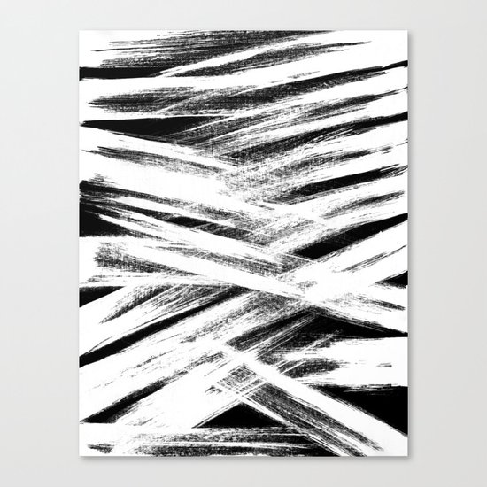 White brush Canvas Print