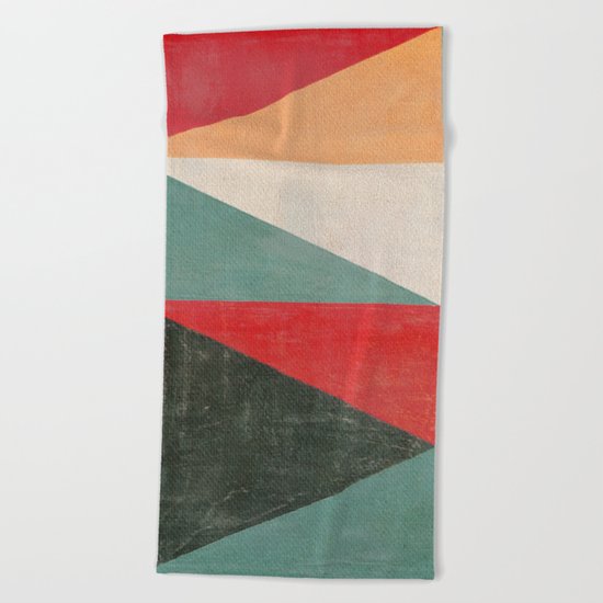 Geometric Thoughts 11 Beach Towel