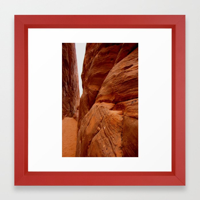 Natural Alley Way Moab Framed Art Print By Susymargaritagomez Society6