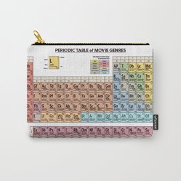 Periodic Table Of Movie Genres Carry-All Pouch