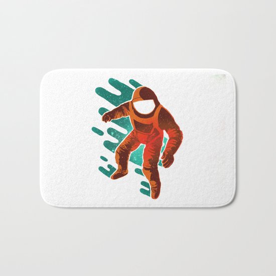 Space Distortion Bath Mat