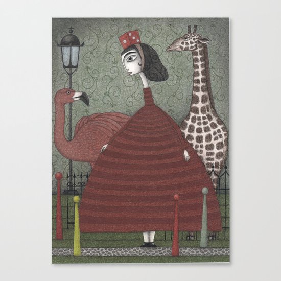 Sunday Excursion to the Zoo Canvas Print