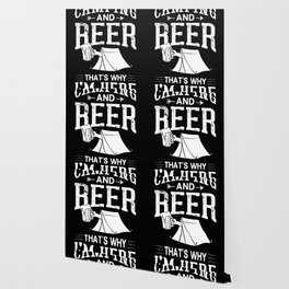 Camping Beer Drinking Beginner Camper Wallpaper