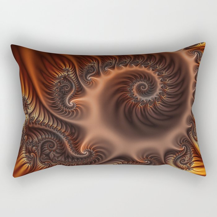 In the Arms Of Someone, Abstract Fractal Art Rectangular Pillow
