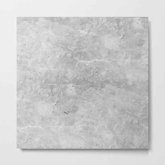Gray Concrete Metal Print