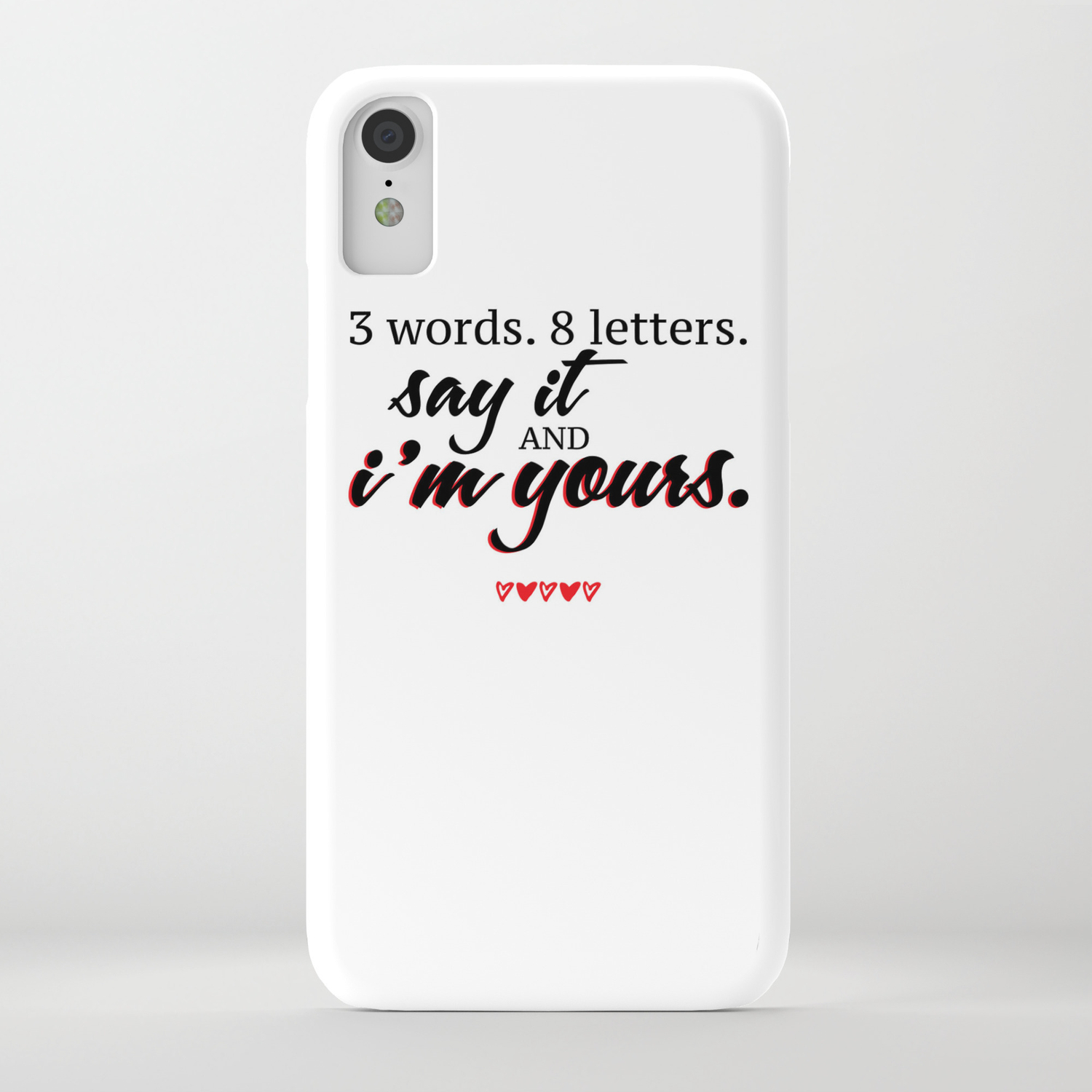 3 Words 8 Letters Gossip Girl Quote Iphone Case By 2twentydesign Society6