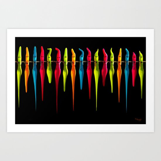 We are Online ! Art Print