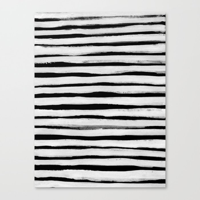 Black and White Stripes II Canvas Print