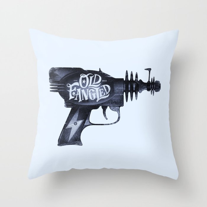 Old Fangled Throw Pillow