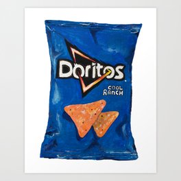 Obsessed with Cool Ranch Doritos Art Print
