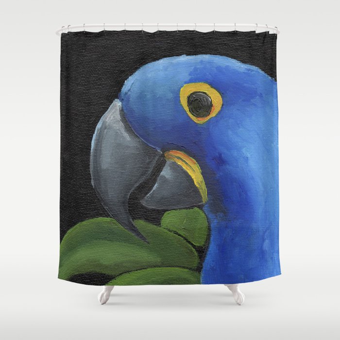Hyacinth Macaw Shower Curtain By, Macaw Shower Curtain