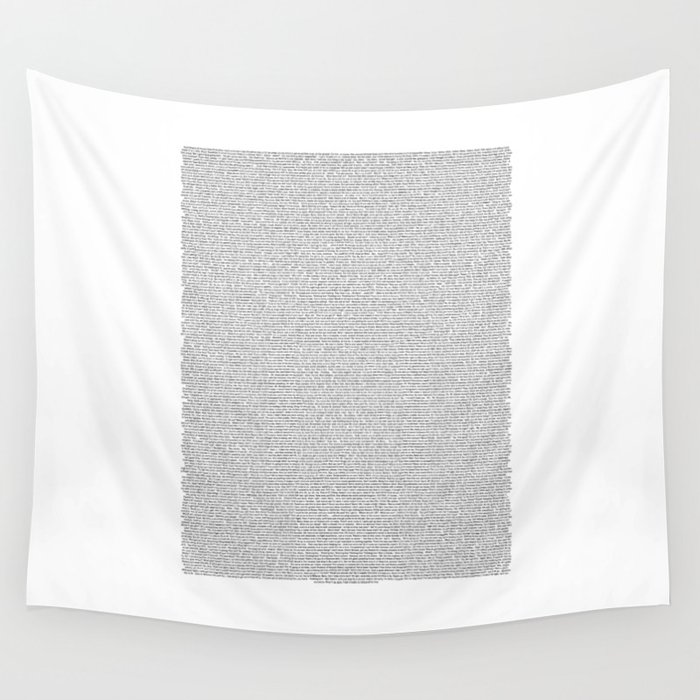 Entire script of Bee Movie Wall Tapestry by abylsit Society6