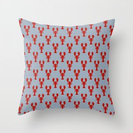 cape cod lobsters Throw Pillow