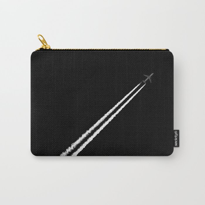 Black and White Carry-All Pouch