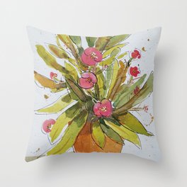 Crown of Thorns Throw Pillow