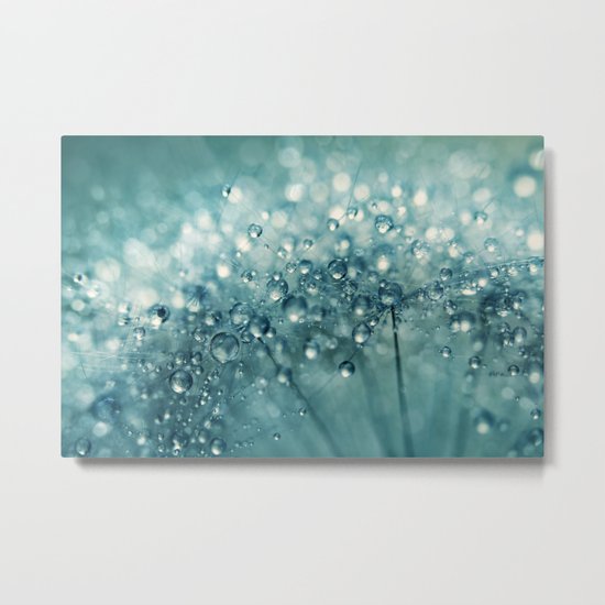 Twinkle in Blue Metal Print