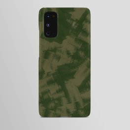 Dark tone oil painting camouflage pattern Android Case