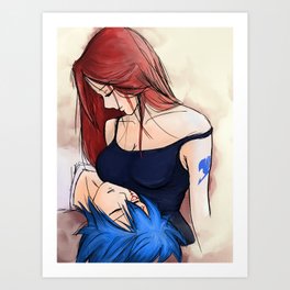 Jerza - I'll Stay with You Art Print