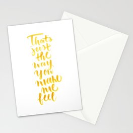 Make Me Feel Stationery Cards