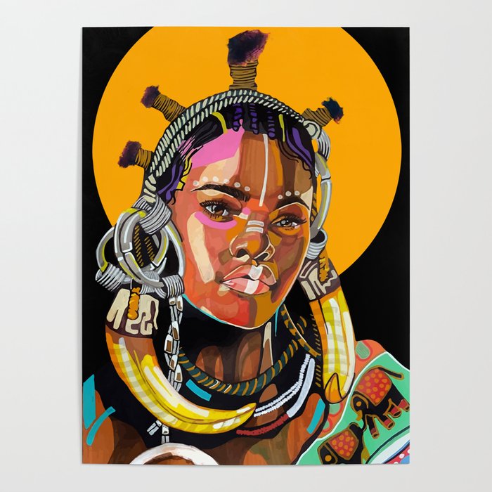Queen is Black Poster by DomoINK | Society6