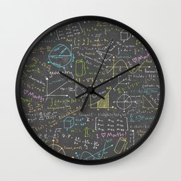 Math Lessons Wall Clock