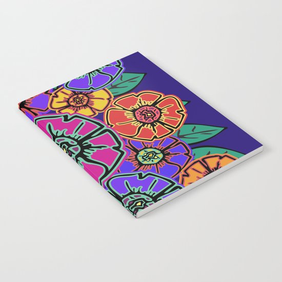 Abstract #462 - Flower Power #13 Notebook