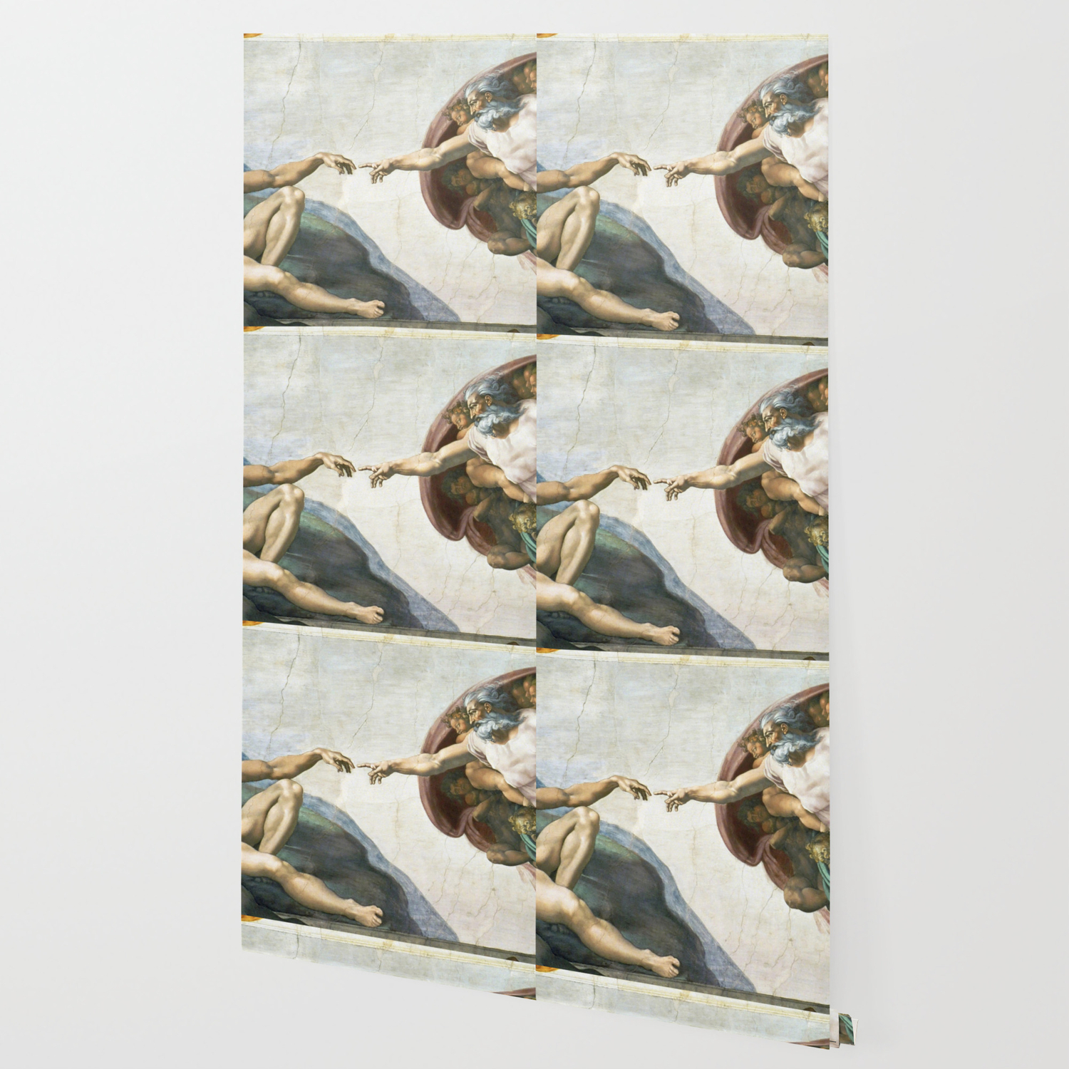 Michelangelo The Creation Of Adam Ultra Hd Wallpaper By Hires
