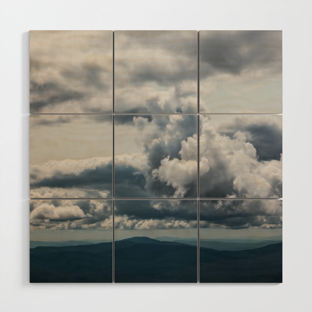 Clouds Wood Wall Art by cjrusk