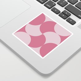 Indian tiles pink Sticker