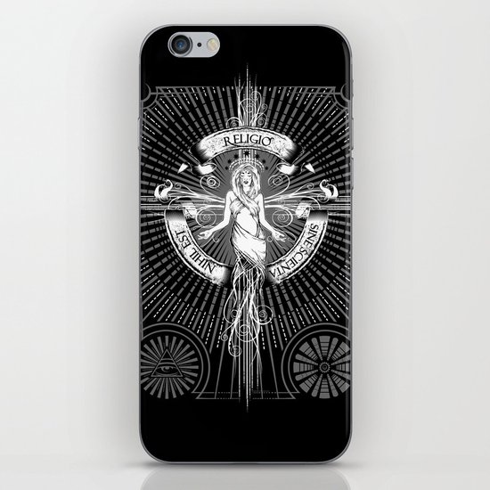 Religio Sine Scienta Nihil Est iPhone Skin