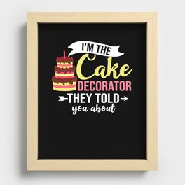 Cake Decorating Baker Ideas Beginner Recessed Framed Print