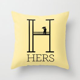 His & Hers | For her Throw Pillow
