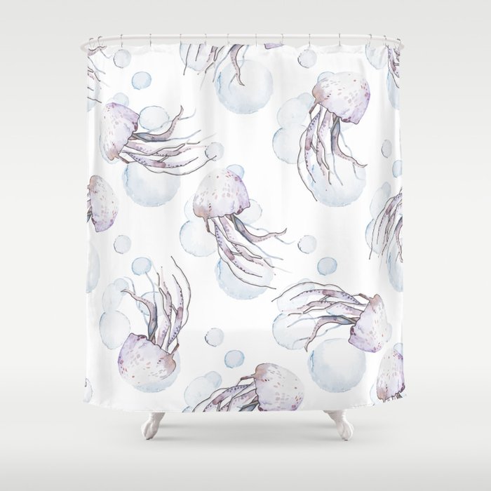 Underwater Sea Pattern Sea Turtles And Jellyfish Ocean Vector